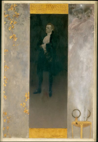 The Actor Josef Lewinsky as Carlos in Goethe