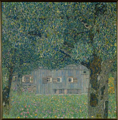 Upper Austrian Farmhouse by Gustav Klimt