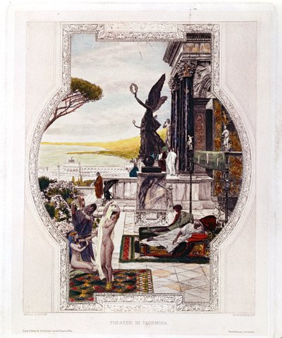 Vienna Burgtheatre (Court Theatre) by Gustav Klimt