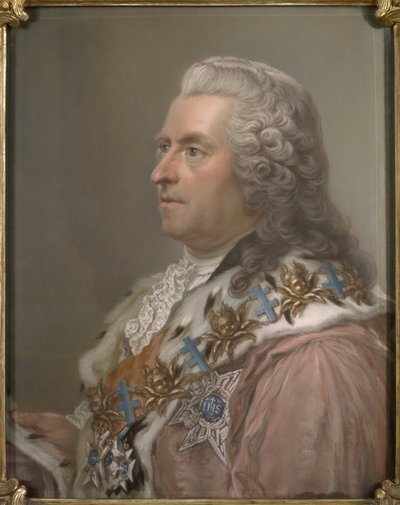 Portrait of Count Carl Gustaf Tessin by Gustav Lundberg