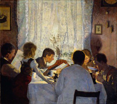 Breakfast II. Morning Mood by Gustav Wentzel
