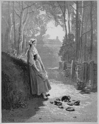 The Milkmaid and Her Pail - from 