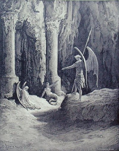 Satan at the Gates of Hell, from Book II of 