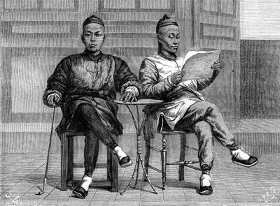 Chinese Bankers, San Francisco, California by Gustave Clarence Rodolphe Boulanger