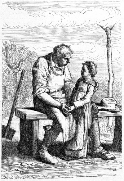 Cosette and Jean Valjean - in 
