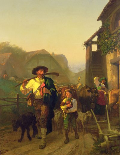 The Cattle Tenter by Gustave Brion