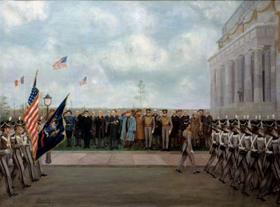 Marshal Joffre on Mission in Washington by Gustave Brock