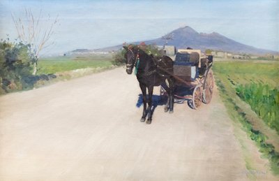 A road in Naples, c. 1872 by Gustave Caillebotte