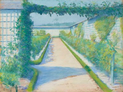 Jardin Potager, Yerres by Gustave Caillebotte