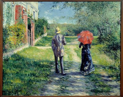 Path Up by Gustave Caillebotte