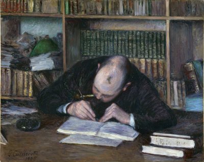 The Bookseller E. J. Fontaine by Gustave Caillebotte