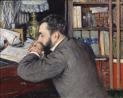 Portrait of Henri Cordier, Teacher at the School of Oriental Languages, 1883 by Gustave Caillebotte
