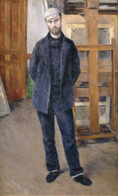 Portrait of Pierre Rabot, Full-Length by Gustave Caillebotte