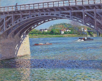 The Argenteuil Bridge and the Seine by Gustave Caillebotte