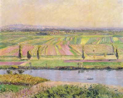 The Plain of Gennevilliers from the Hills of Argenteuil by Gustave Caillebotte