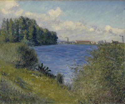 The Seine at Argenteuil by Gustave Caillebotte
