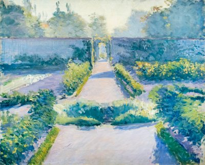 The kitchen garden, Yerres, c. 1875-1877 by Gustave Caillebotte