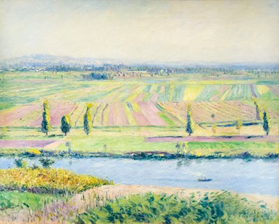 The Plain of Gennevilliers from the Hills of Argenteuil by Gustave Caillebotte
