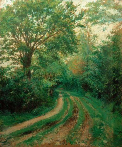 A Road Also Called Road in Normandy by Gustave Caillebotte