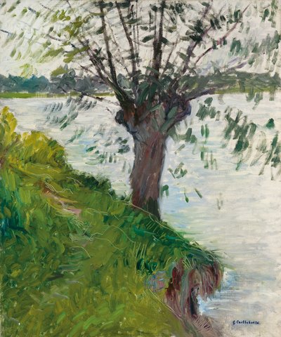 Willow by the River by Gustave Caillebotte