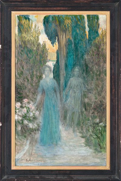 Diana and an Attendant by Gustave Claude Etienne Courtois