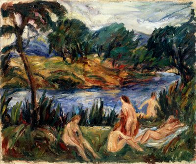 Women at the River by Gustave Colin