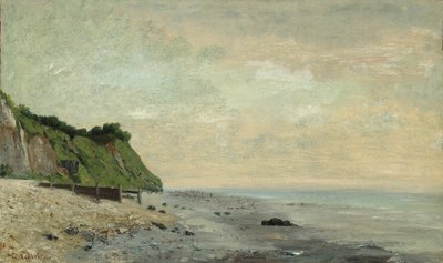 Cliffs on the Sea Coast: Small Beach, Sunrise by Gustave Courbet