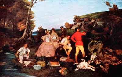 Hallali (The Hunt Meal or The Hallali of the Roe Deer) by Gustave Courbet