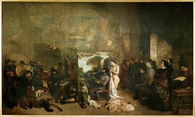 The Studio by Gustave Courbet