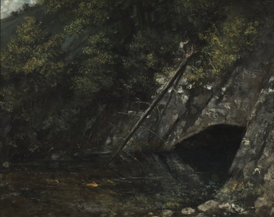 Landscape from La Source Bleue by Gustave Courbet