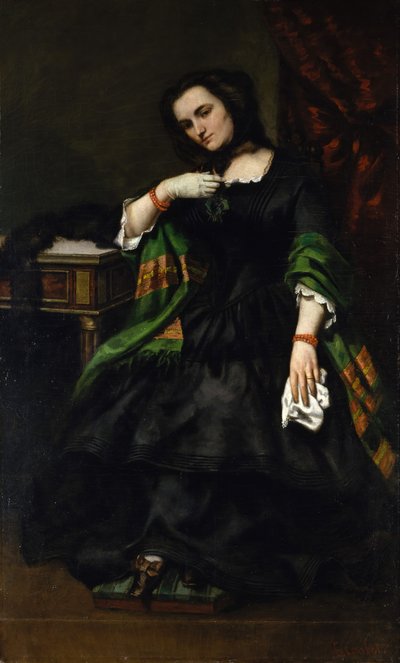 Madame Auguste Cuoq Mathilde Desportes by Gustave Courbet