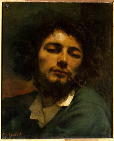 Man with a Pipe by Gustave Courbet