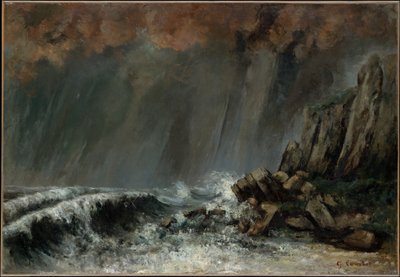 Marine: The Waterspout by Gustave Courbet