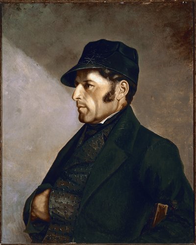Portrait of Eleonor Regis Courbet, Father of the Painter by Gustave Courbet