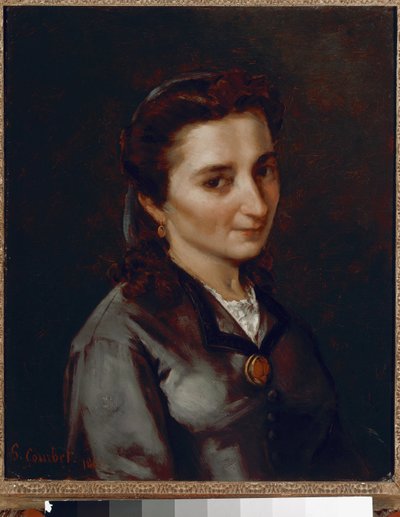 Portrait of Madame Buchon by Gustave Courbet