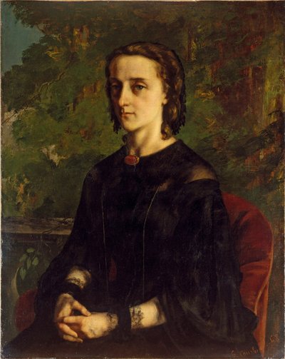 Portrait of Mme de Brayer or the Polish Exile by Gustave Courbet