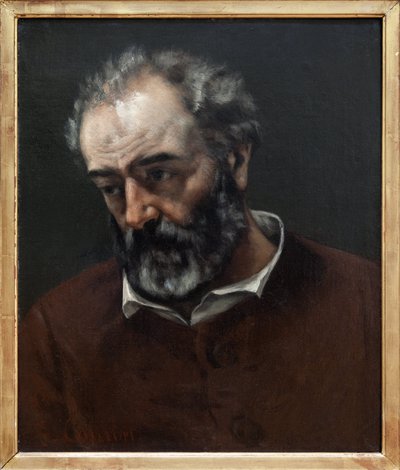 Portrait of Paul Chenavard by Gustave Courbet