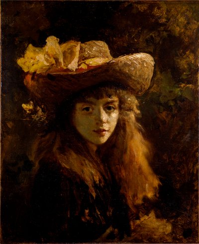Portrait of the Girl by Gustave Courbet