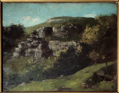 Rocks at Ornans by Gustave Courbet