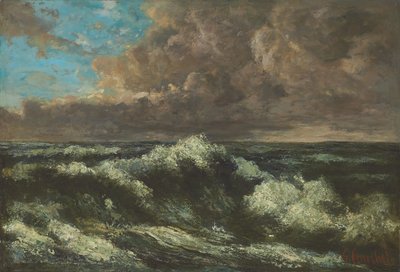 Seascape by Gustave Courbet