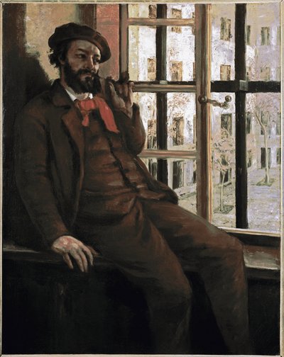 Self-portrait in the prison of Sainte-Pelagie (detail) by Gustave Courbet
