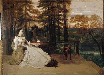 The Lady of Frankfurt by Gustave Courbet