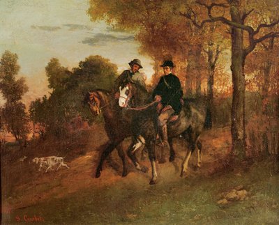 The Return from the Hunt, 1857 by Gustave Courbet