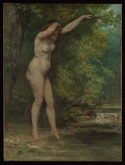 The Young Bather by Gustave Courbet