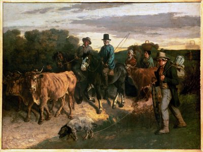 The Farmers of Flagey by Gustave Courbet