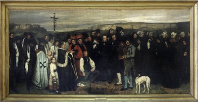 The Funeral in Ornans - by Gustave Courbet, Musée d