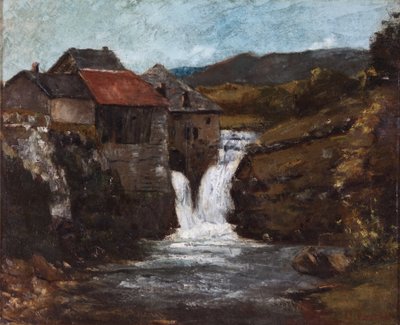 The Mill at Orbe by Gustave Courbet
