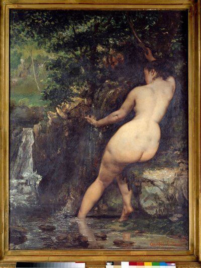 The Source or Bather at the Source by Gustave Courbet