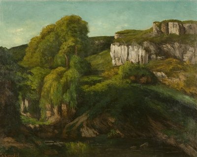 Valley of the Loue, Near Ornans, c.1860 by Gustave Courbet