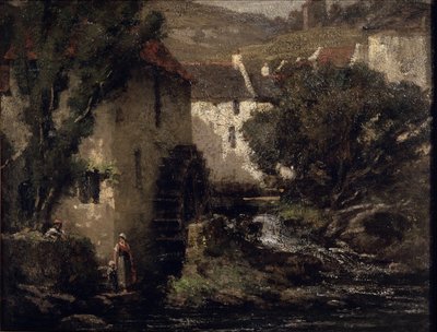 Water Mill by Gustave Courbet